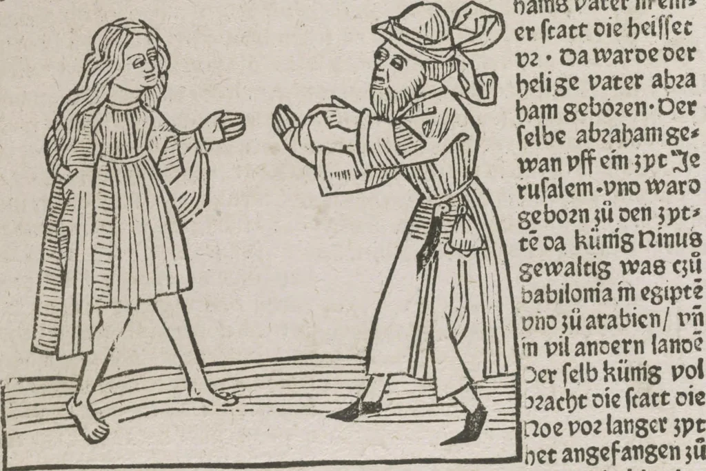 An illustration from Itinerarium, 1484, leaf 81