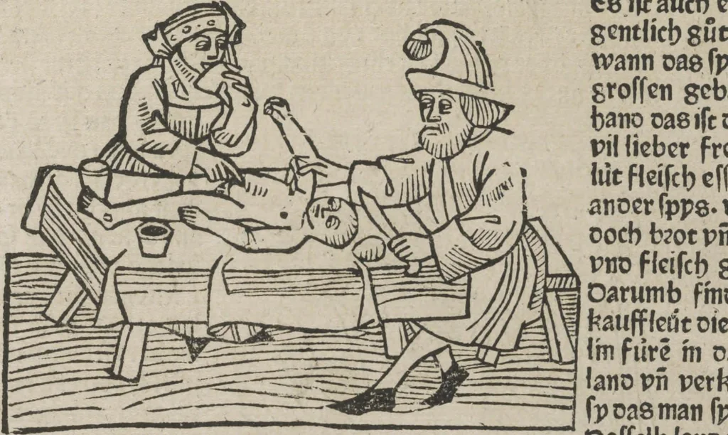 An illustration from Itinerarium, 1484, leaf 92