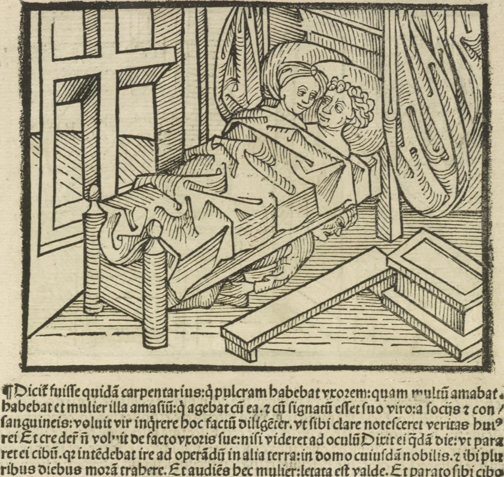 An illustration from Directorium humanae vite, alias Parabole antiquoru[m] sapientu[m], 1488, leaf 109