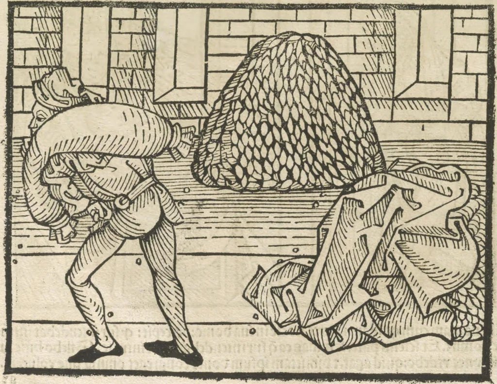 An illustration from Directorium humanae vite, alias Parabole antiquoru[m] sapientu[m], 1488, leaf 13