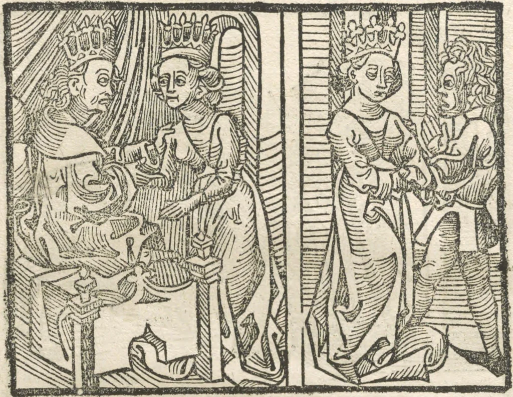 An illustration from Directorium humanae vite, alias Parabole antiquoru[m] sapientu[m], 1488, leaf 136