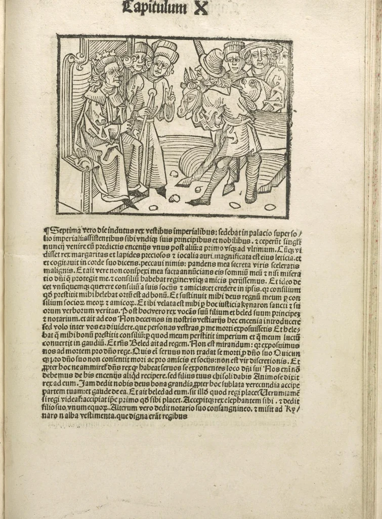 An illustration from Directorium humanae vite, alias Parabole antiquoru[m] sapientu[m], 1488, leaf 138