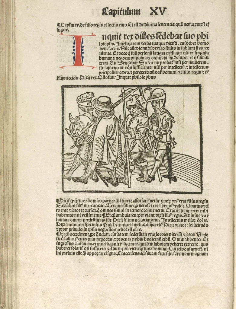 An illustration from Directorium humanae vite, alias Parabole antiquoru[m] sapientu[m], 1488, leaf 159