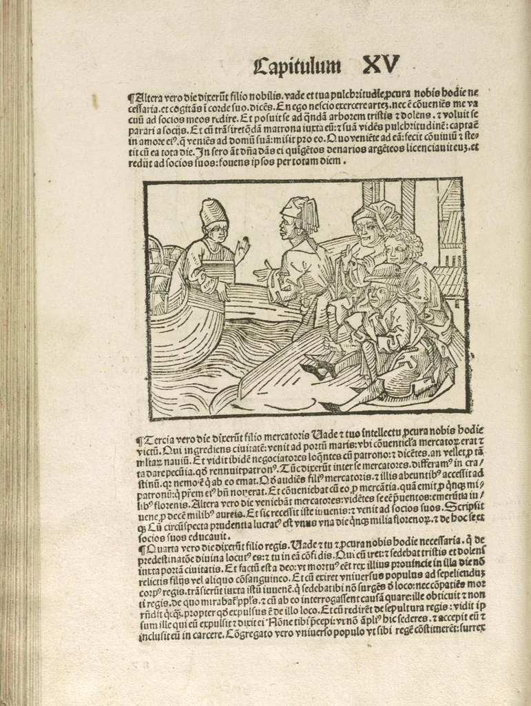 An illustration from Directorium humanae vite, alias Parabole antiquoru[m] sapientu[m], 1488, leaf 161