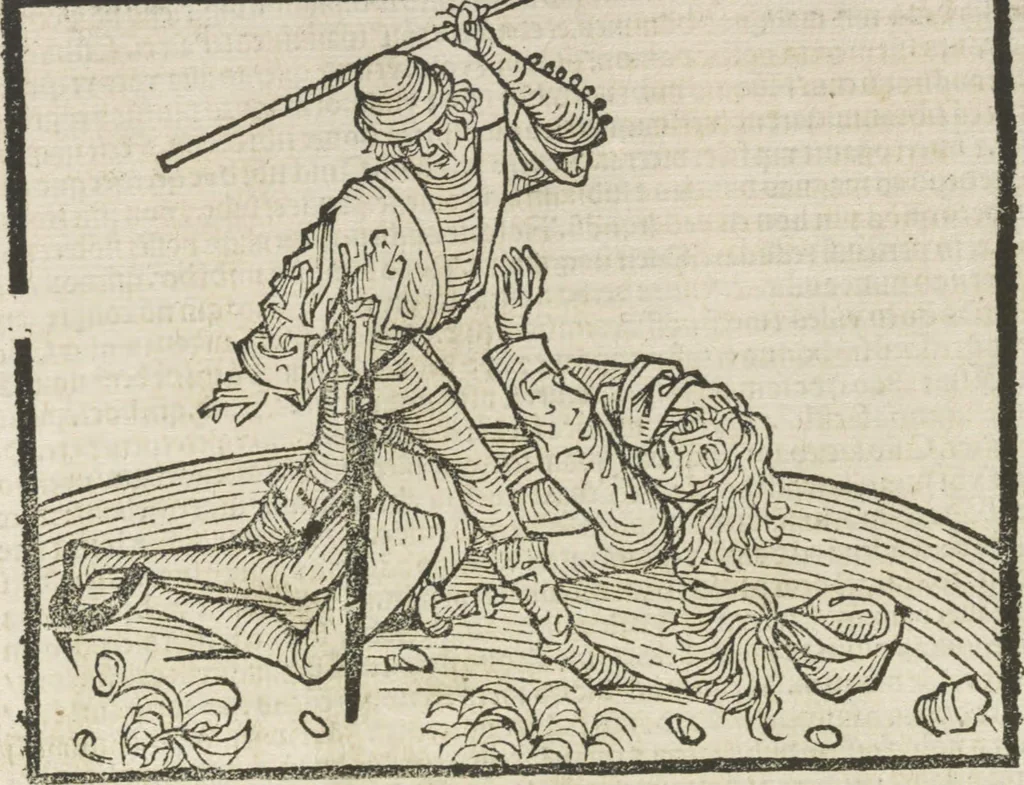 An illustration from Directorium humanae vite, alias Parabole antiquoru[m] sapientu[m], 1488, leaf 21
