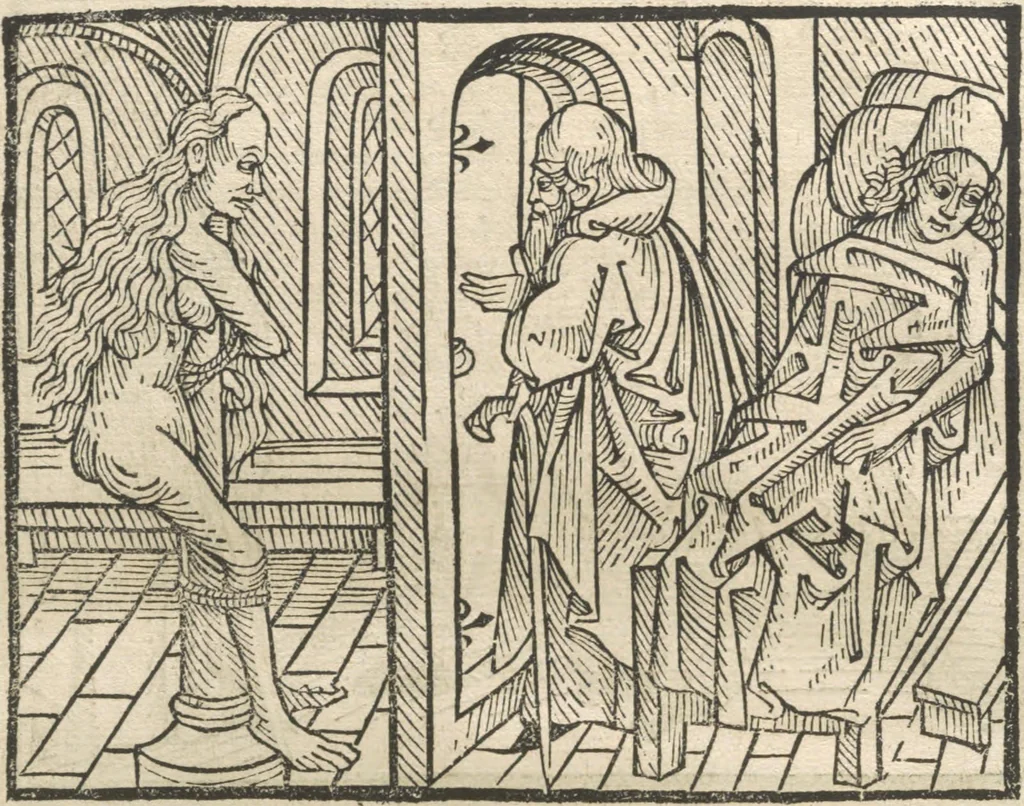 An illustration from Directorium humanae vite, alias Parabole antiquoru[m] sapientu[m], 1488, leaf 36