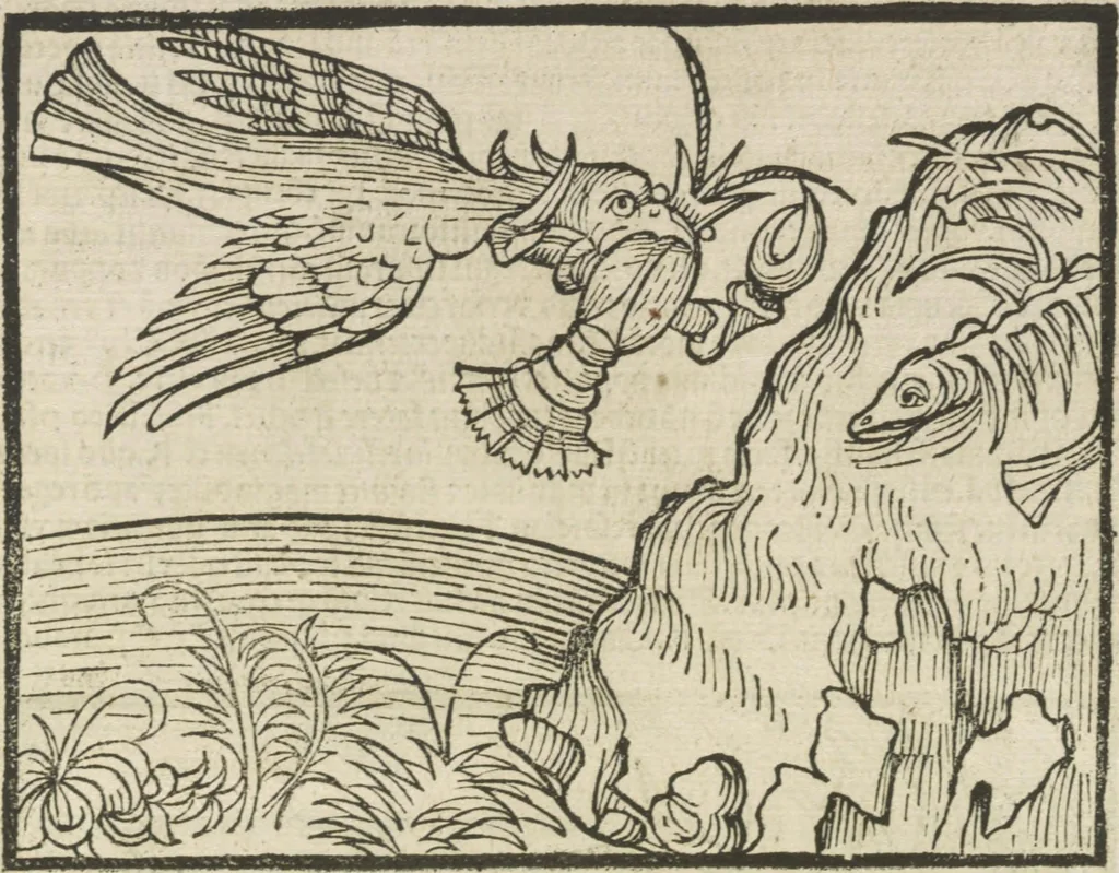 An illustration from Directorium humanae vite, alias Parabole antiquoru[m] sapientu[m], 1488, leaf 39
