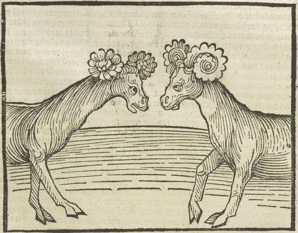 An illustration from Directorium humanae vite, alias Parabole antiquoru[m] sapientu[m], 1488, leaf 46