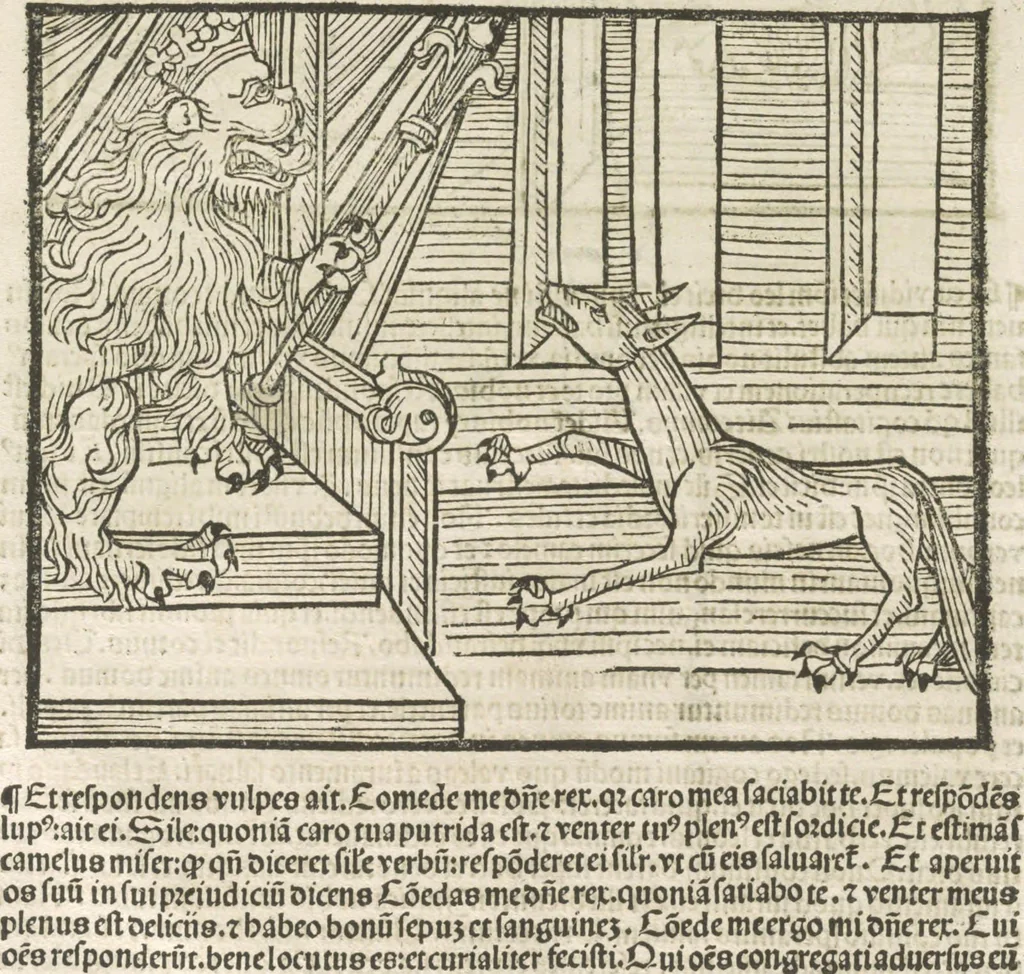 An illustration from Directorium humanae vite, alias Parabole antiquoru[m] sapientu[m], 1488, leaf 51