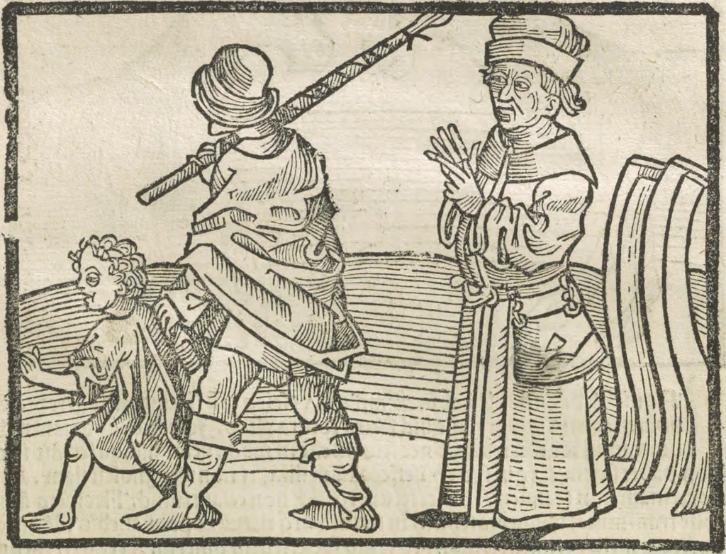 An illustration from Directorium humanae vite, alias Parabole antiquoru[m] sapientu[m], 1488, leaf 62