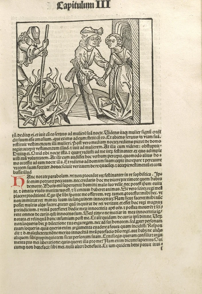 An illustration from Directorium humanae vite, alias Parabole antiquoru[m] sapientu[m], 1488, leaf 68