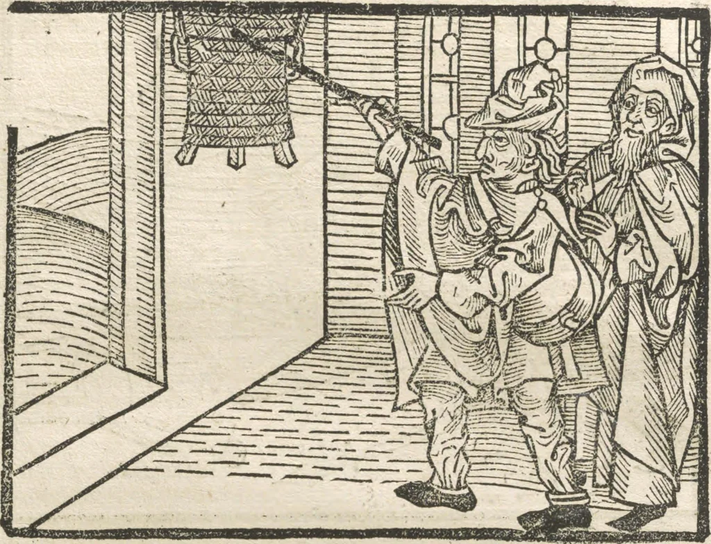 An illustration from Directorium humanae vite, alias Parabole antiquoru[m] sapientu[m], 1488, leaf 90