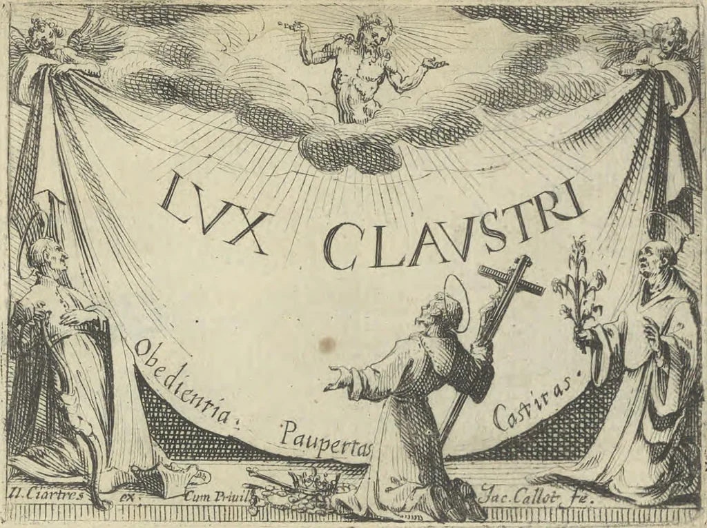 An illustration from Lvx clavstri, La lvmiere dv cloistre, 1646, leaf 10