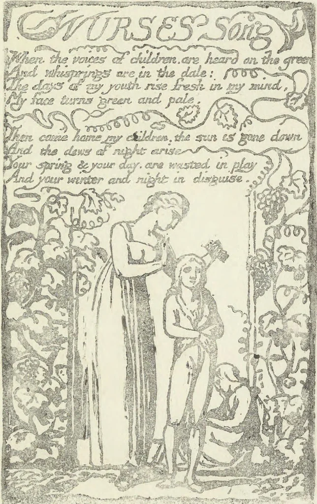 An illustration from Songs of experience, 1831, leaf 24