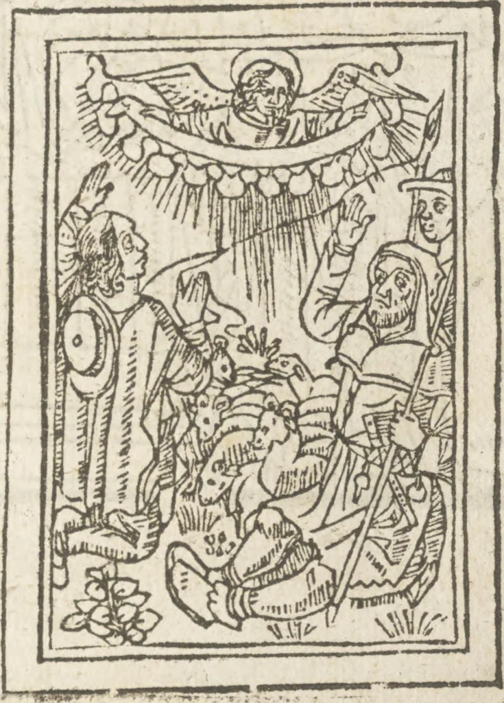 An illustration from Stella clericorum, 1488, leaf 42