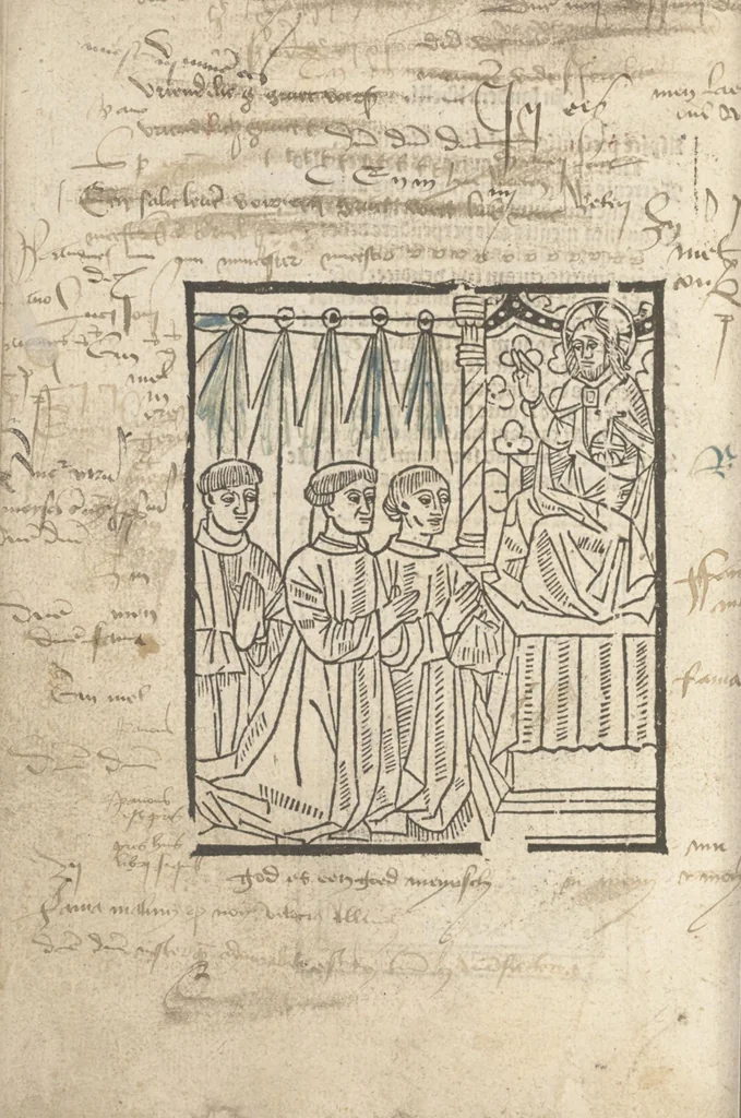 An illustration from Stella clericorum, 1488, leaf 43