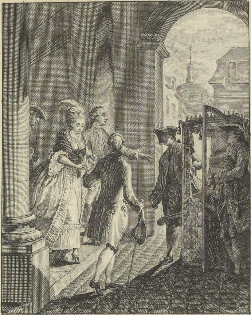 An illustration from Seconde suite d'estampes, pour servir à l'histoire des modes, et du costume en France, dans le XVIII siecle, année 1776, 1776, leaf 22