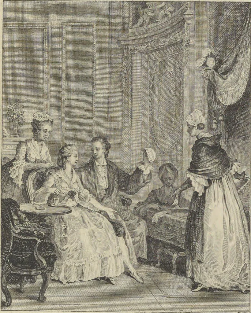 An illustration from Seconde suite d'estampes, pour servir à l'histoire des modes, et du costume en France, dans le XVIII siecle, année 1776, 1776, leaf 26