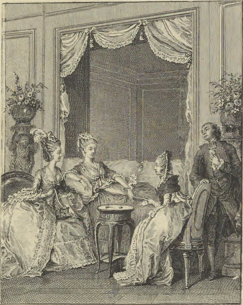 An illustration from Seconde suite d'estampes, pour servir à l'histoire des modes, et du costume en France, dans le XVIII siecle, année 1776, 1776, leaf 30