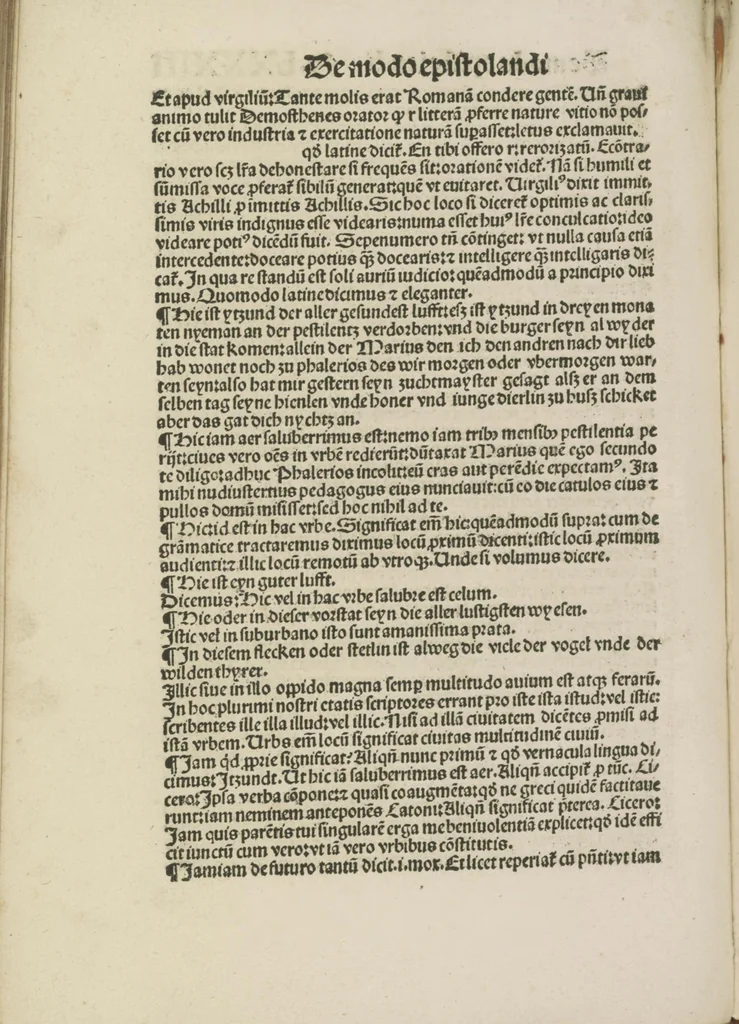 An illustration from Gra[m]matica Nicolai Perotti,, 1497, leaf 158