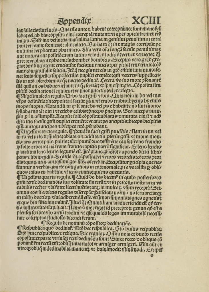 An illustration from Gra[m]matica Nicolai Perotti,, 1497, leaf 187