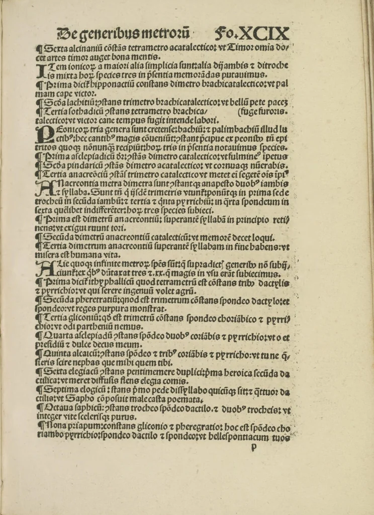 An illustration from Gra[m]matica Nicolai Perotti,, 1497, leaf 199
