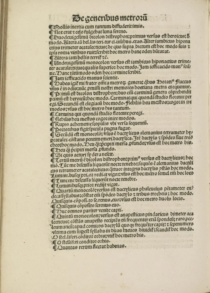 An illustration from Gra[m]matica Nicolai Perotti,, 1497, leaf 208