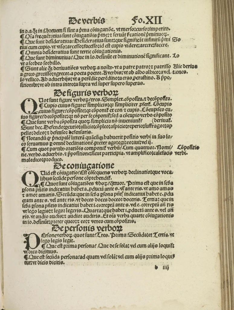 An illustration from Gra[m]matica Nicolai Perotti,, 1497, leaf 25