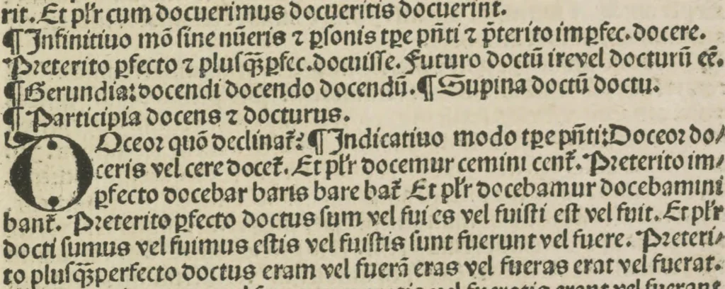 An illustration from Gra[m]matica Nicolai Perotti,, 1497, leaf 38