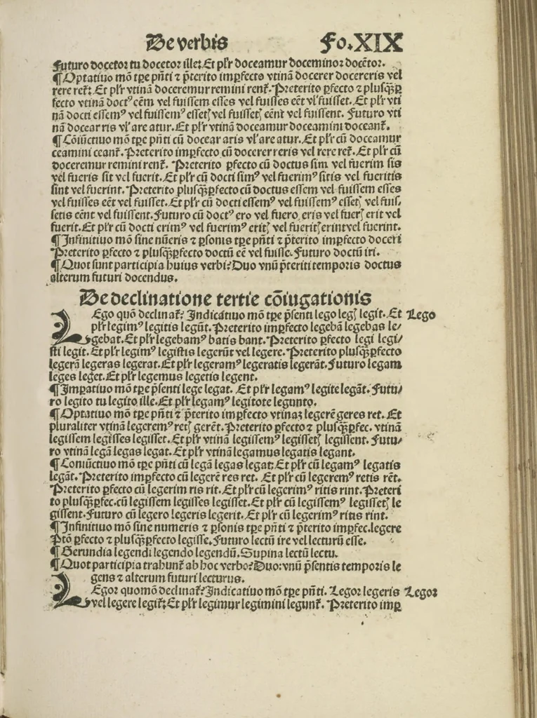 An illustration from Gra[m]matica Nicolai Perotti,, 1497, leaf 39