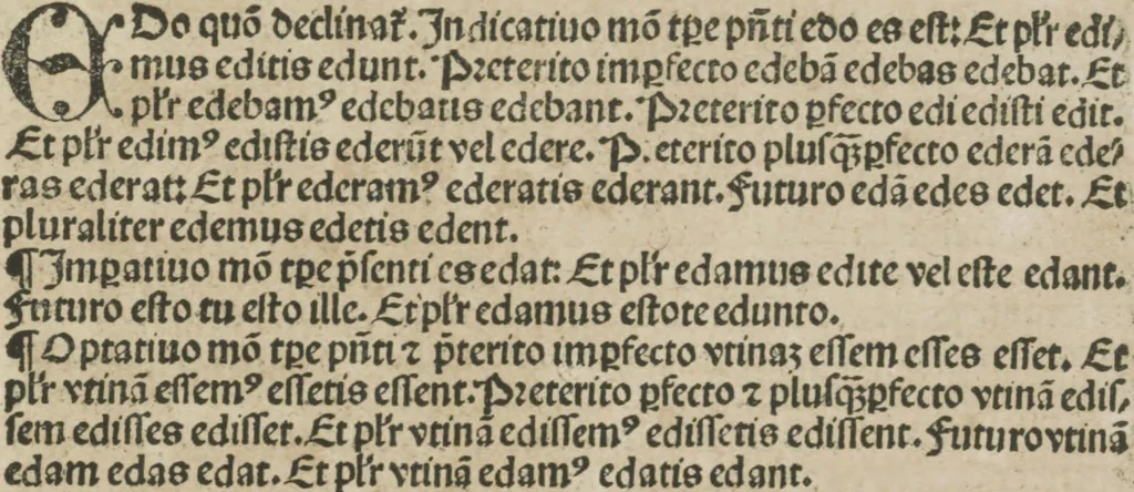 An illustration from Gra[m]matica Nicolai Perotti,, 1497, leaf 44
