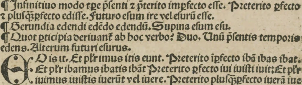 An illustration from Gra[m]matica Nicolai Perotti,, 1497, leaf 44