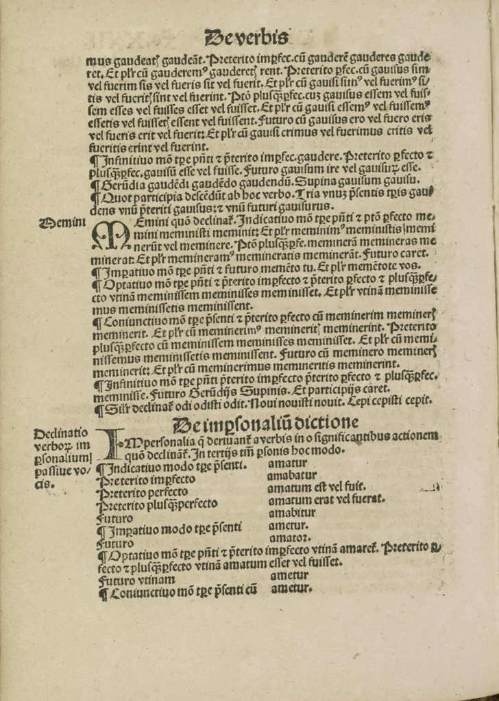 An illustration from Gra[m]matica Nicolai Perotti,, 1497, leaf 46