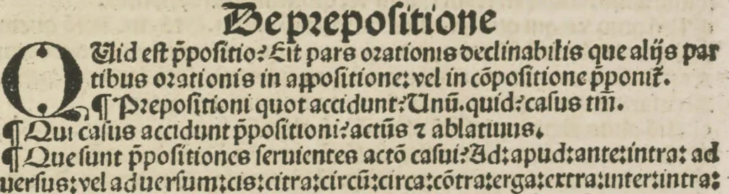 An illustration from Gra[m]matica Nicolai Perotti,, 1497, leaf 52