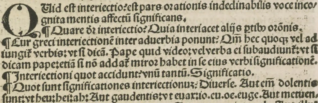 An illustration from Gra[m]matica Nicolai Perotti,, 1497, leaf 54