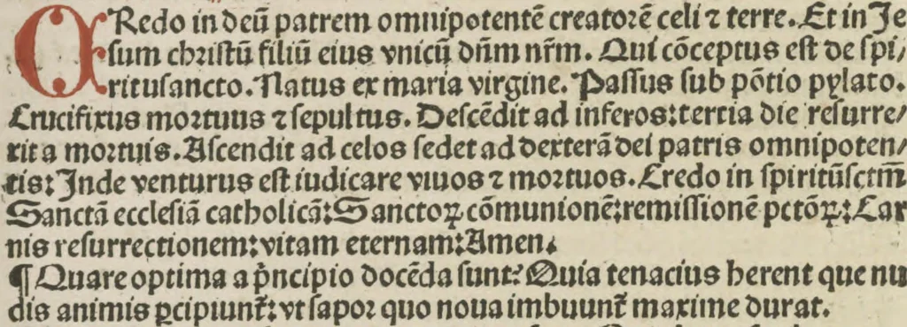 An illustration from Gra[m]matica Nicolai Perotti,, 1497, leaf 7
