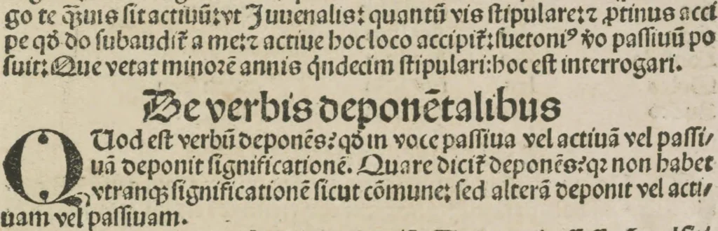 An illustration from Gra[m]matica Nicolai Perotti,, 1497, leaf 78