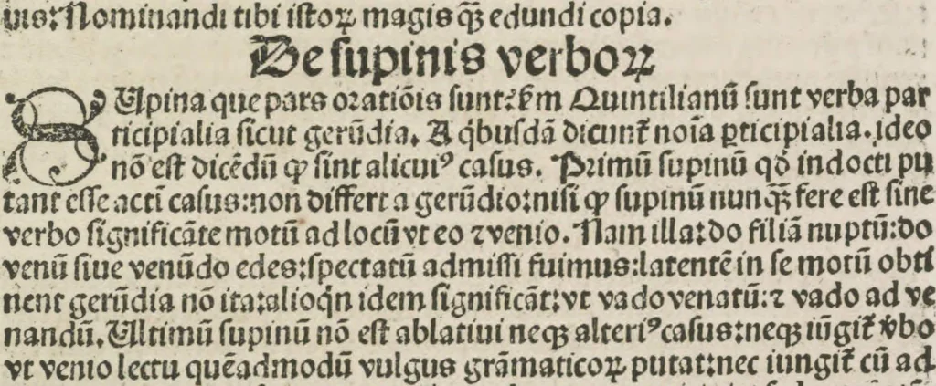An illustration from Gra[m]matica Nicolai Perotti,, 1497, leaf 88