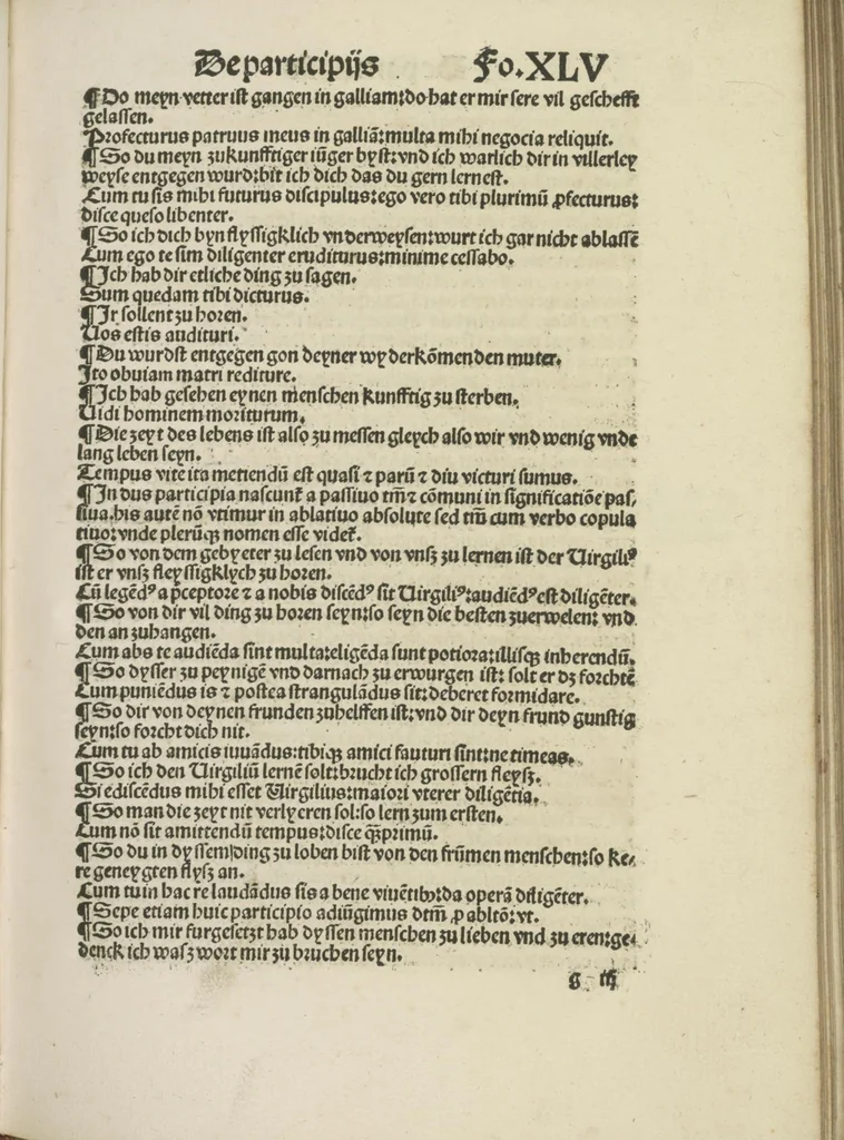An illustration from Gra[m]matica Nicolai Perotti,, 1497, leaf 91