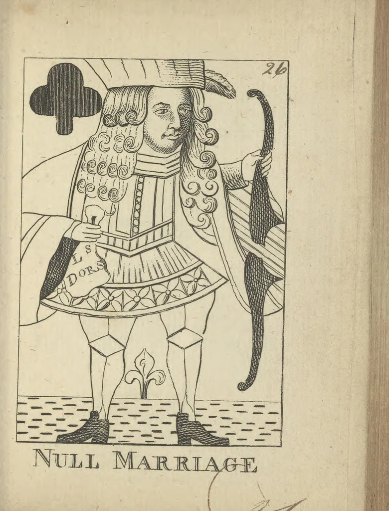 An illustration from England's remembrancer: or, A humorous, sarcastical, and political collection of characters and caricaturas : containing, an account of men famous and infamous... in short, of every thing that engaged the public attention during 1756 and 1757. In copper-plates. To which is prefixed, a key, explanatory of the nature and design of each, by the great masters themselves, 1758, leaf 84