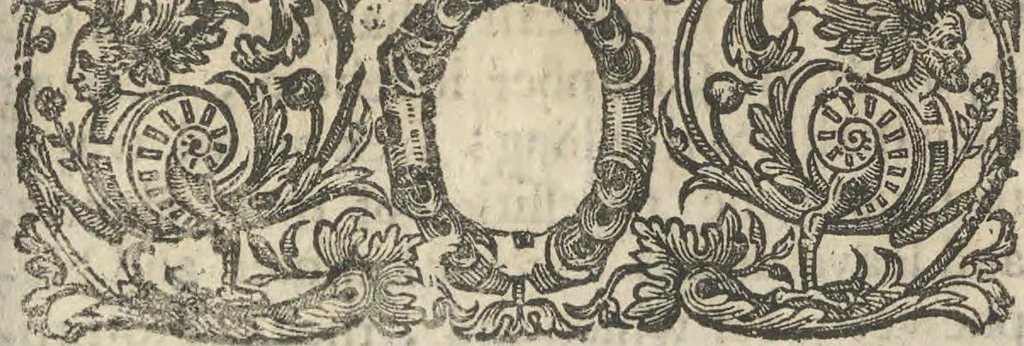An illustration from The scarlet gown, or, The history of all the present cardinals of Rome. Wherein is set forth the life, birth, and interest, possibility, rich offices, dignities, and charges of every cardinal now living. Also their merits, vertues, and vices : together with the carriages of every of the popes and court of Rome. Whereunto is added, The life of the present Pope Alexander the Seventh, 1660, leaf 18