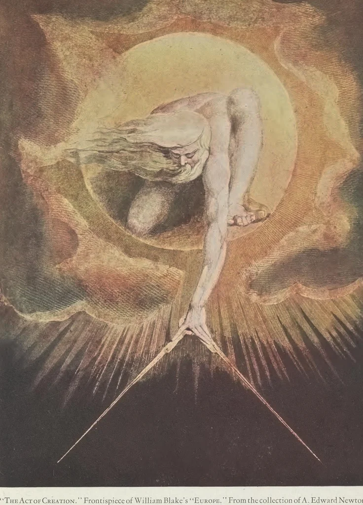 An illustration from The act of creation, 1925, leaf 14