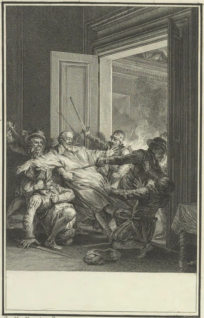 An illustration from Estampes destinées a orner les éditions, 1780, leaf 105