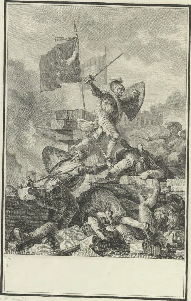 An illustration from Estampes destinées a orner les éditions, 1780, leaf 115