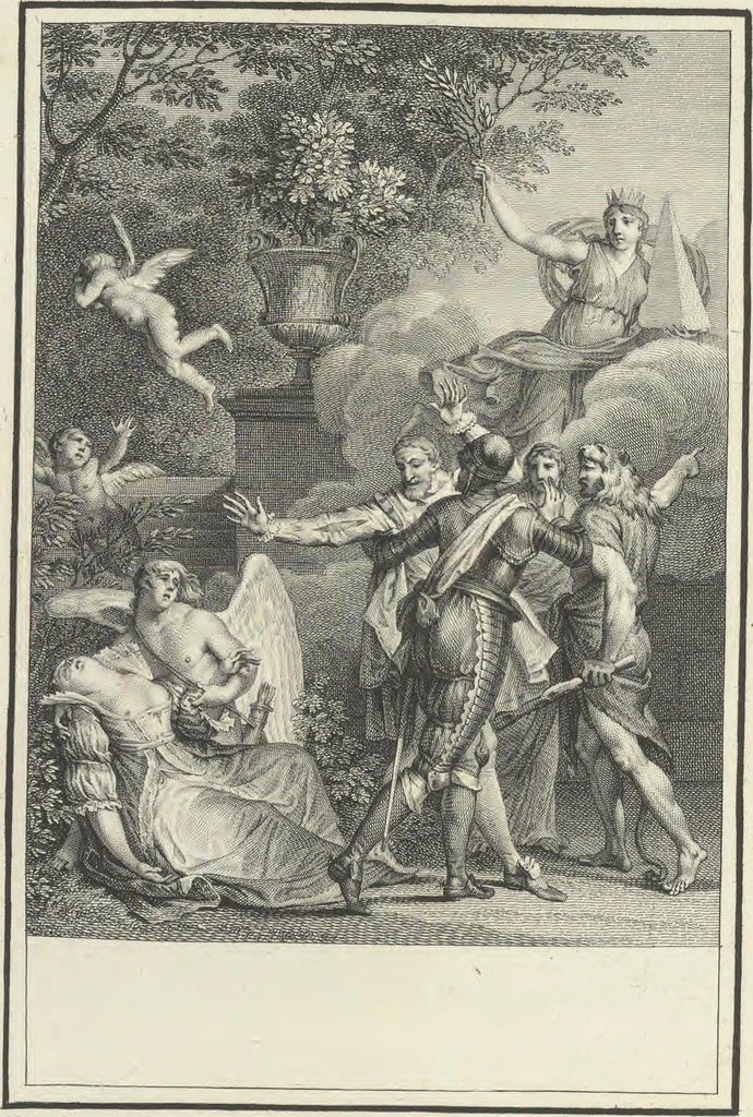 An illustration from Estampes destinées a orner les éditions, 1780, leaf 121