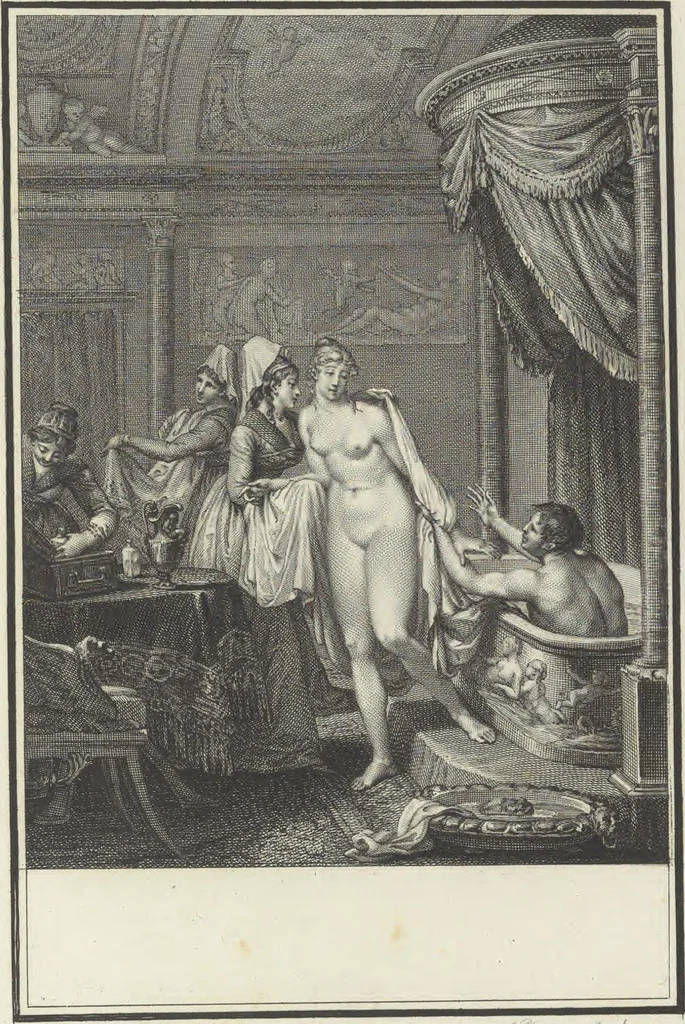 An illustration from Estampes destinées a orner les éditions, 1780, leaf 130