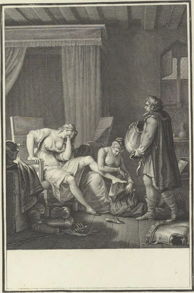 An illustration from Estampes destinées a orner les éditions, 1780, leaf 138