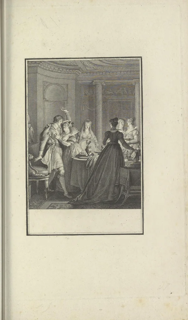 An illustration from Estampes destinées a orner les éditions, 1780, leaf 142