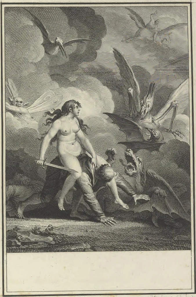 An illustration from Estampes destinées a orner les éditions, 1780, leaf 150