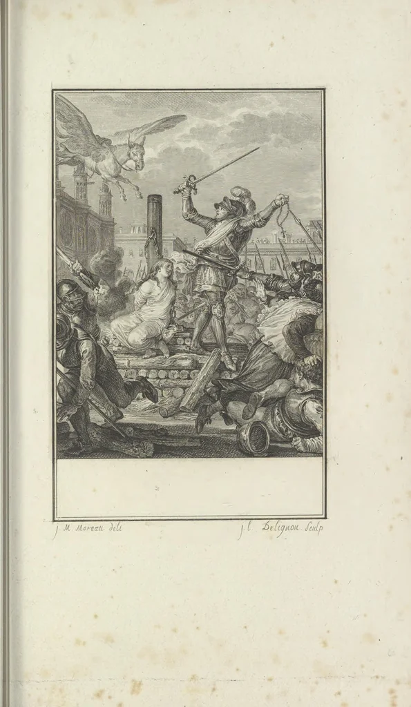An illustration from Estampes destinées a orner les éditions, 1780, leaf 152